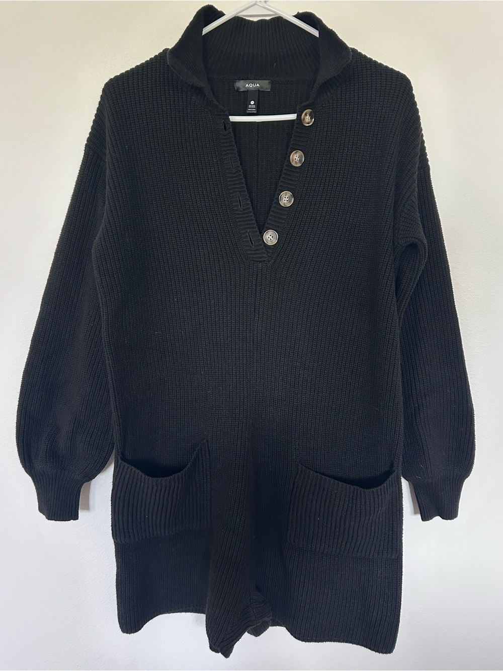 Aqua Women’s Knit Sweater Romper - Size Small